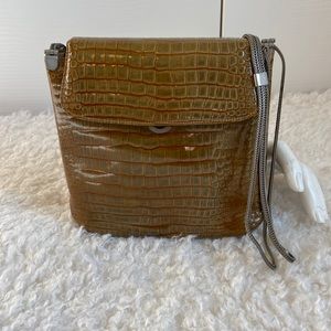 Vintage Greta Crocodile Patent Leather Bag